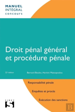 Bertrand.pt - Droit Pénal Général Et Procédure Pénale (22e Édition)