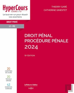 Bertrand.pt - Droit Penal. Procedure Penale 2024. 15e Ed.