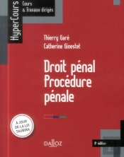 Droit Pénal ; Procédure Pénale ; 8e Édition