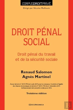 Bertrand.pt - Droit Penal Social, 3e Ed.