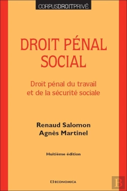 Bertrand.pt - Droit Pénal Social, 8e Éd. : Droit Pénal Du Travail Et De La Sécurité Sociale