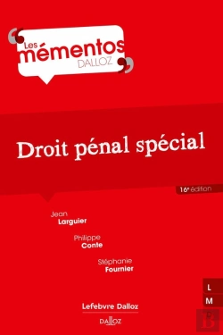 Bertrand.pt - Droit Pénal Spécial (16e Édition)