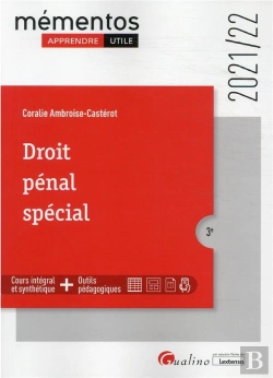 Bertrand.pt - Droit Pénal Spécial (3e Édition)