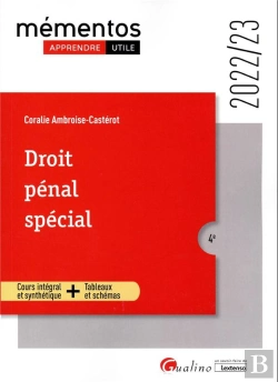 Bertrand.pt - Droit Pénal Spécial : Infractions Contre Les Personnes ; Infractions Contre Les Biens ; Atteintes Aux Intérêts Publics (4e Édition)