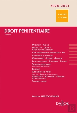 Bertrand.pt - Droit Pénitentiaire (Édition 2020/2021)