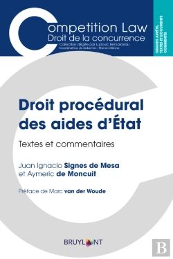 Bertrand.pt - Droit Procédural Des Aides D'État