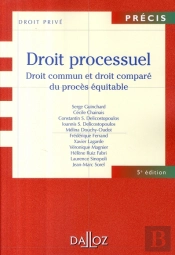 Droit Processuel ; Droit Commun Et Droit Comparé Du Procès Équitable (5e Édition)