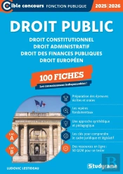 Droit Public : 100 Fiches : Catégories A Et B (Édition 2025/2026)