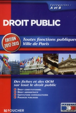 Bertrand.pt - Droit Public Categories A Et B. Edition 2012-2013