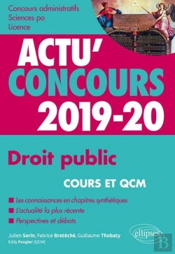 Bertrand.pt - Droit Public ; Cours Et Qcm (Édition 2018)