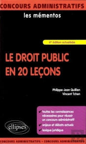 Droit Public En 20 Lecons 4eme Edition