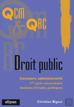 Bertrand.pt - Droit Public En Qcm Et Qrc
