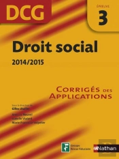 Droit Social 2014/2015 Epreuve 3 Dcg Corriges Des Applications 2014