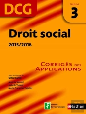 Droit Social 2015/2016 Epreuve 3 Dcg - Corriges Des Applications 2015