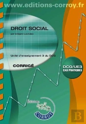 Droit Social Corrige - Ue 3 Du Dcg