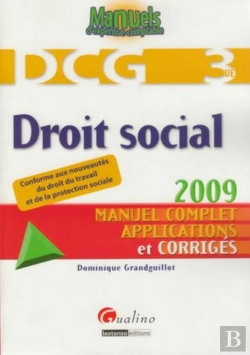 Bertrand.pt - Droit Social ; Dcg 3 (3e Édition)
