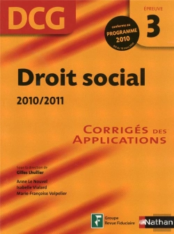 Bertrand.pt - Droit Social Epreuve 3 Dcg Corriges - 2010/2011  11