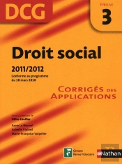 Droit Social Epreuve 3 Dcg Corriges 2011/2012
