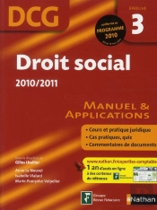 Droit Social Epreuve 3 Dcg Eleve - 2010/2011