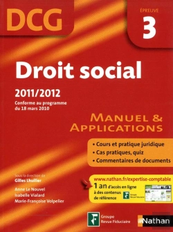 Bertrand.pt - Droit Social Epreuve 3 Dcg Eleve 2011/2012