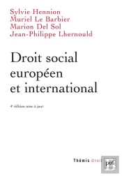 Droit Social Européen Et International