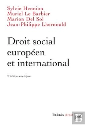 Droit Social Européen Et International