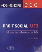 Droit Social. Fiches De Cours Et Exercices Corrigés. Dcg3