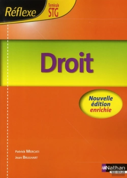 Bertrand.pt - Droit ; Terminale Stg ; Pochette Reflexe ; Élève (Édition 2008)