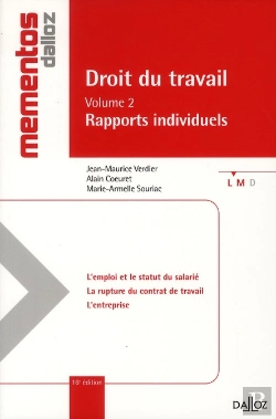 Bertrand.pt - Droit Travail T.2 ; Rapports Individuels (Édition 2011)