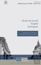 Droits Du Travail Emploi Entreprise Melanges En L'Honneur Du Professeur Francois Gaudu