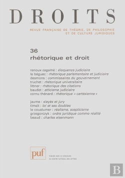 Bertrand.pt - Droits N  36 - Rhetorique Et Droit