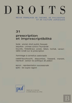 Bertrand.pt - Droits ; Prescription Et Imprescriptibilite