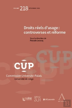 Bertrand.pt - Droits Réels D'Usage : Controverses Et Réforme Tome 218