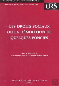 Bertrand.pt - Droits Sociaux Ou La Demolition De Quelques Poncifs
