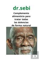 Dr.Sebi Complemento Alimenticio Para Tratar Todas Las Dolencias De Forma Natural