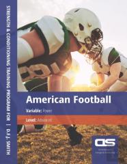 Ds Performance - Strength & Conditioning Training Program For American Football, Power, Advanced
