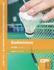 Ds Performance - Strength & Conditioning Training Program For Badminton, Strength, Intermediate