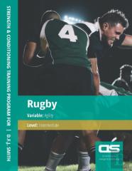 Ds Performance - Strength & Conditioning Training Program For Rugby, Agility, Intermediate