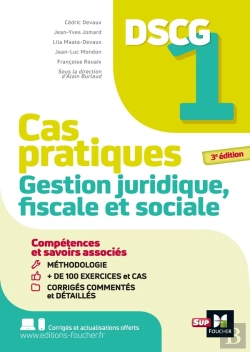 Bertrand.pt - Dscg 1 : Gestion Juridique Fiscale Et Sociale ; Cas Pratiques (Édition 2024/2025)