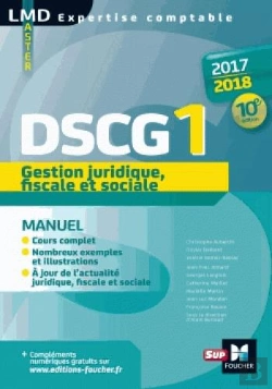 Bertrand.pt - Dscg 1 Gestion Juridique Fiscale Et Sociale Manuel 10e Edition Millesime 2017-2018