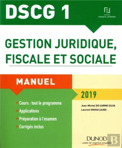 Bertrand.pt - Dscg 1 - Gestion Juridique, Fiscale Et Sociale Manuel (Édition 2018/2019)