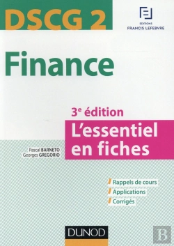Bertrand.pt - Dscg 2 ; Finance (3e Édition)