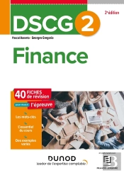 Dscg 2 : Finance ; 40 Fiches De Révision (Édition 2022/2023)