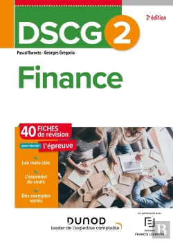 Bertrand.pt - Dscg 2 : Finance ; 40 Fiches De Révision (Édition 2022/2023)