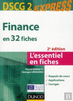 Bertrand.pt - Dscg 2 ; Finance En 32 Fiches (2e Edition)
