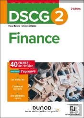 Dscg 2 : Finance ; Fiches De Révision (3e Édition)