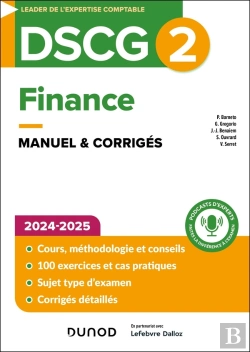 Bertrand.pt - Dscg 2 : Finance ; Manuel & Corrigés (Édition 2024/2025)