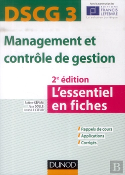 Bertrand.pt - Dscg 3 - Management Et Controle De Gestion - 2e Edition