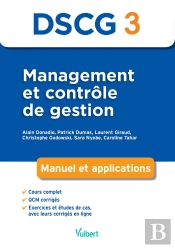 Dscg 3 Management Et Controle De Gestion