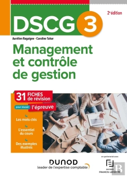 Bertrand.pt - Dscg 3 Management Et Controle De Gestion  - Fiches - Fiches De Revisions 2023-2024